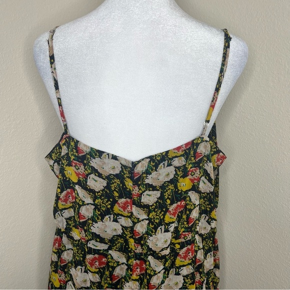 J. Crew Mercantile Sweet Pea Floral Sleeveless Tiered Maxi Dress Sundress Sz 14 - Picture 10 of 16